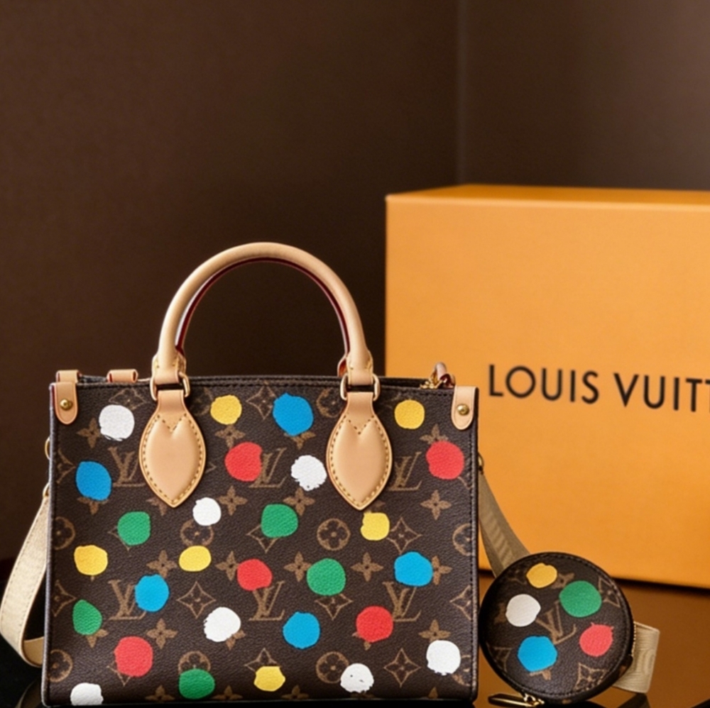 Louis Vuitton PM Monogram Paint Dots